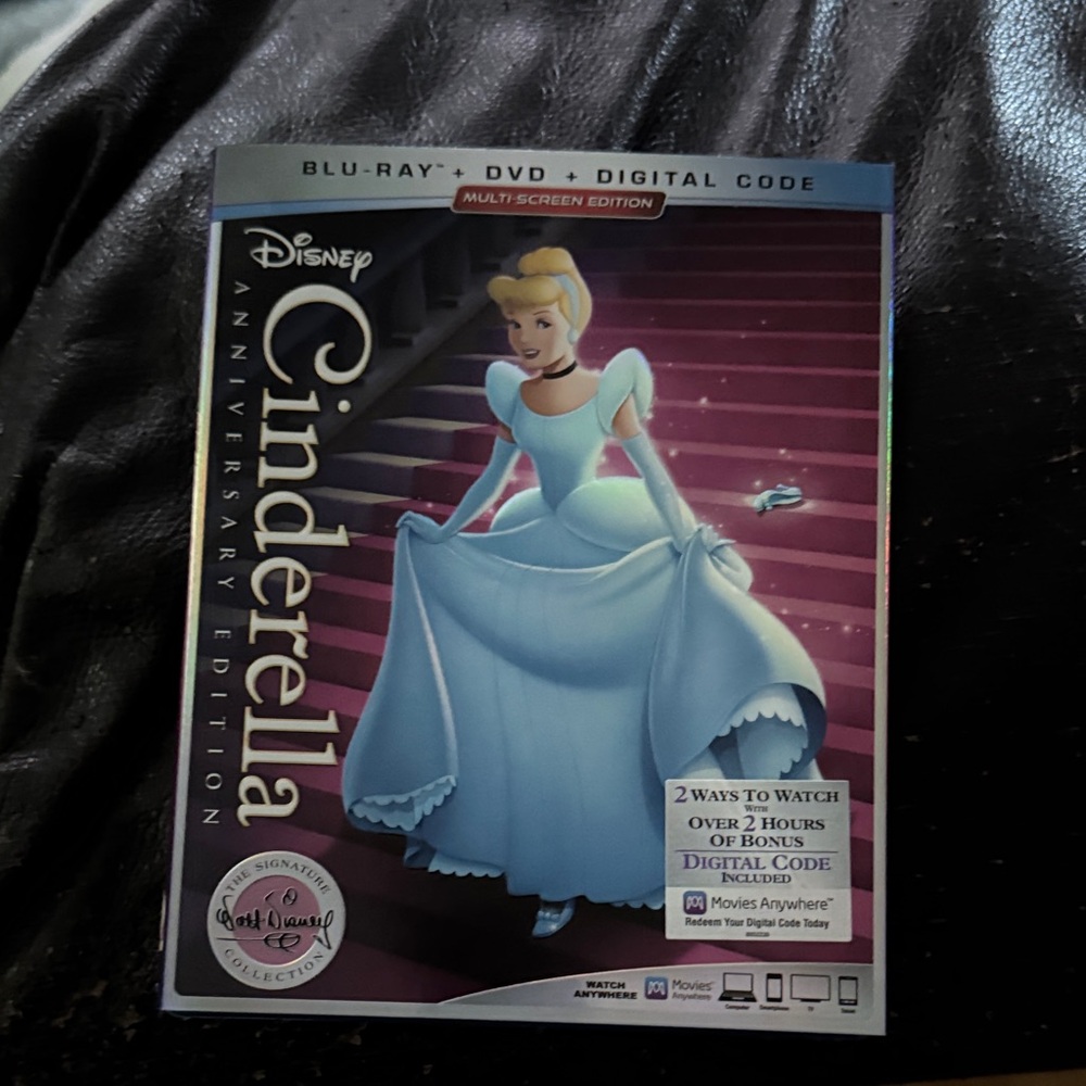 Disney Cinderella Anniversary Edition Blu-ray with Blue Gown